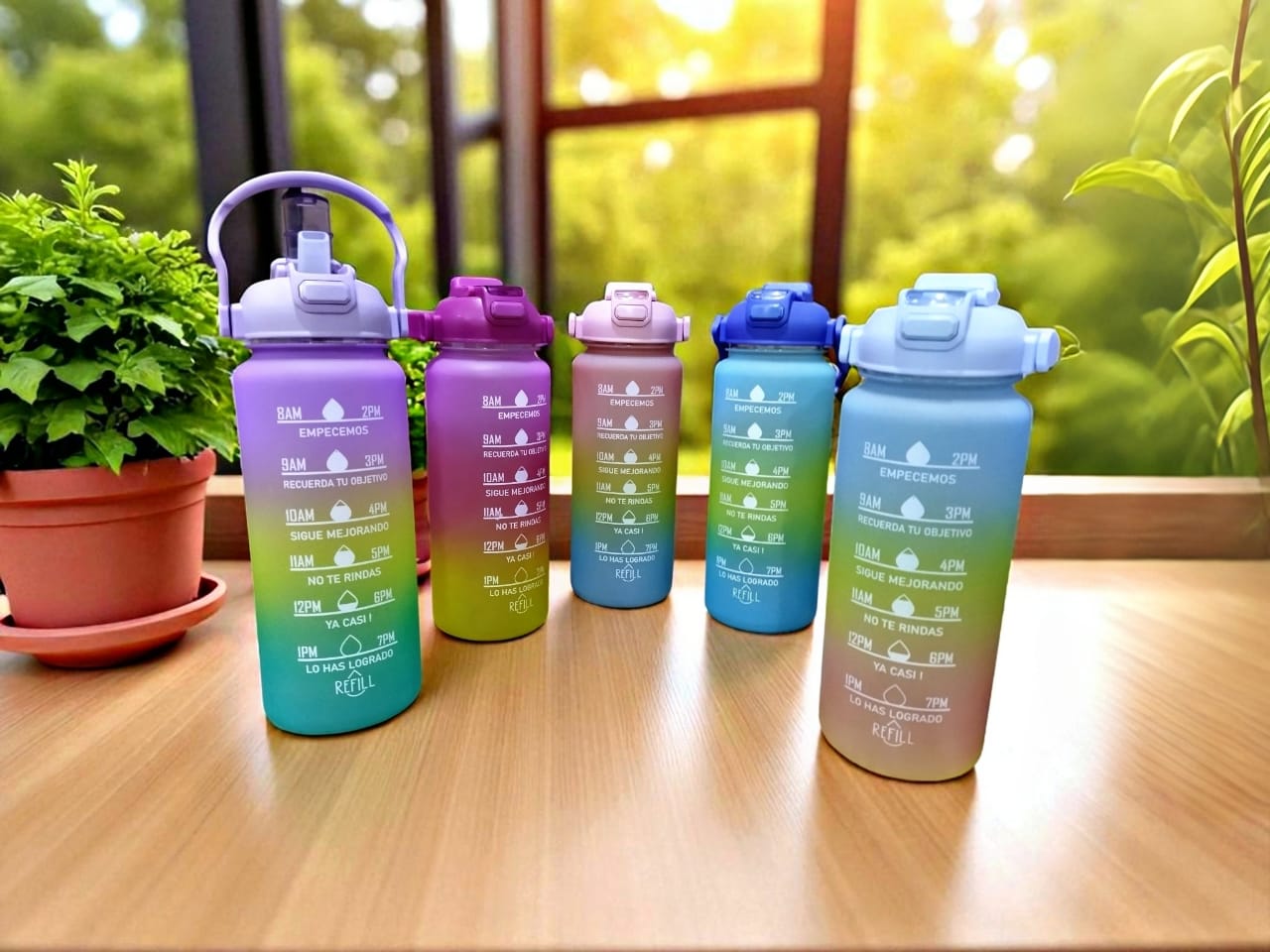 image of زجاجه بـ 2 غطاء شاليموه وعادي 2000 ML