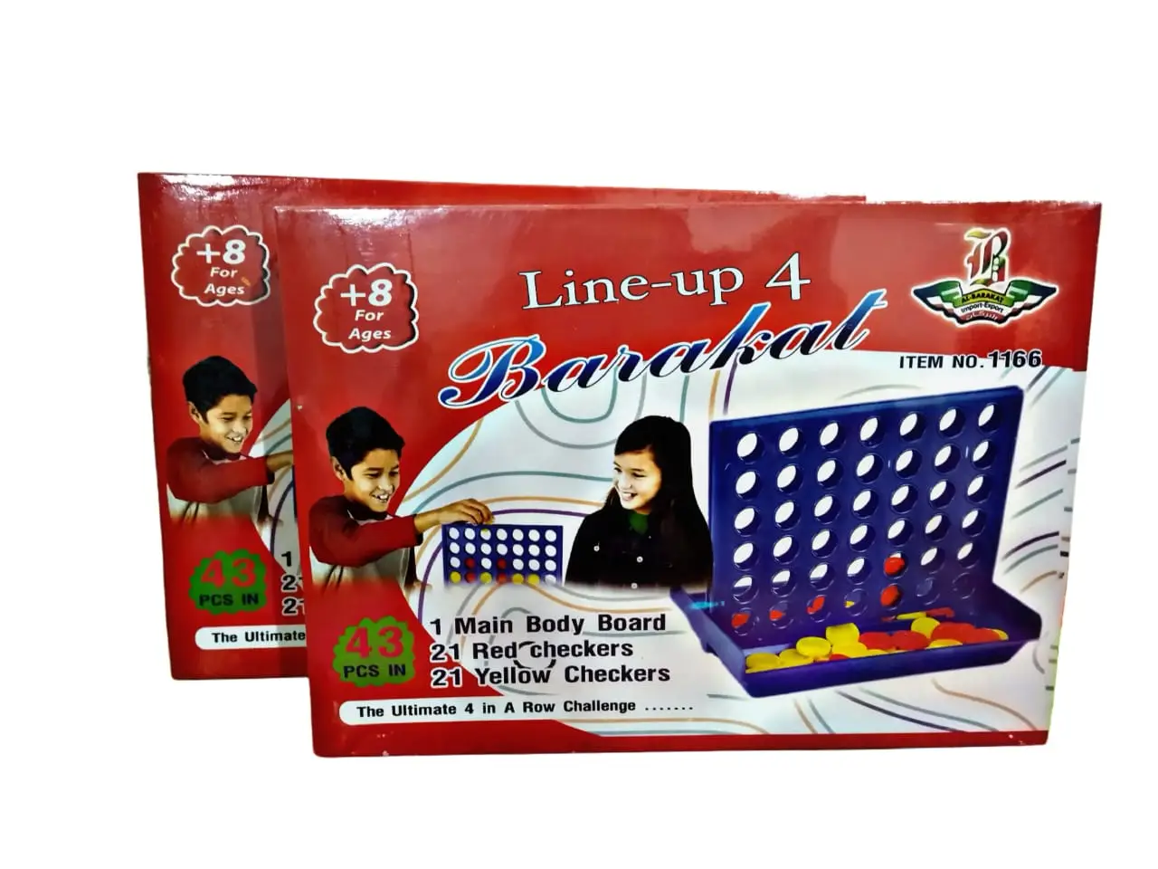 لعبة Line-up 4 Barakat - تحدي 4 قطع متتالية (موديل 1166)