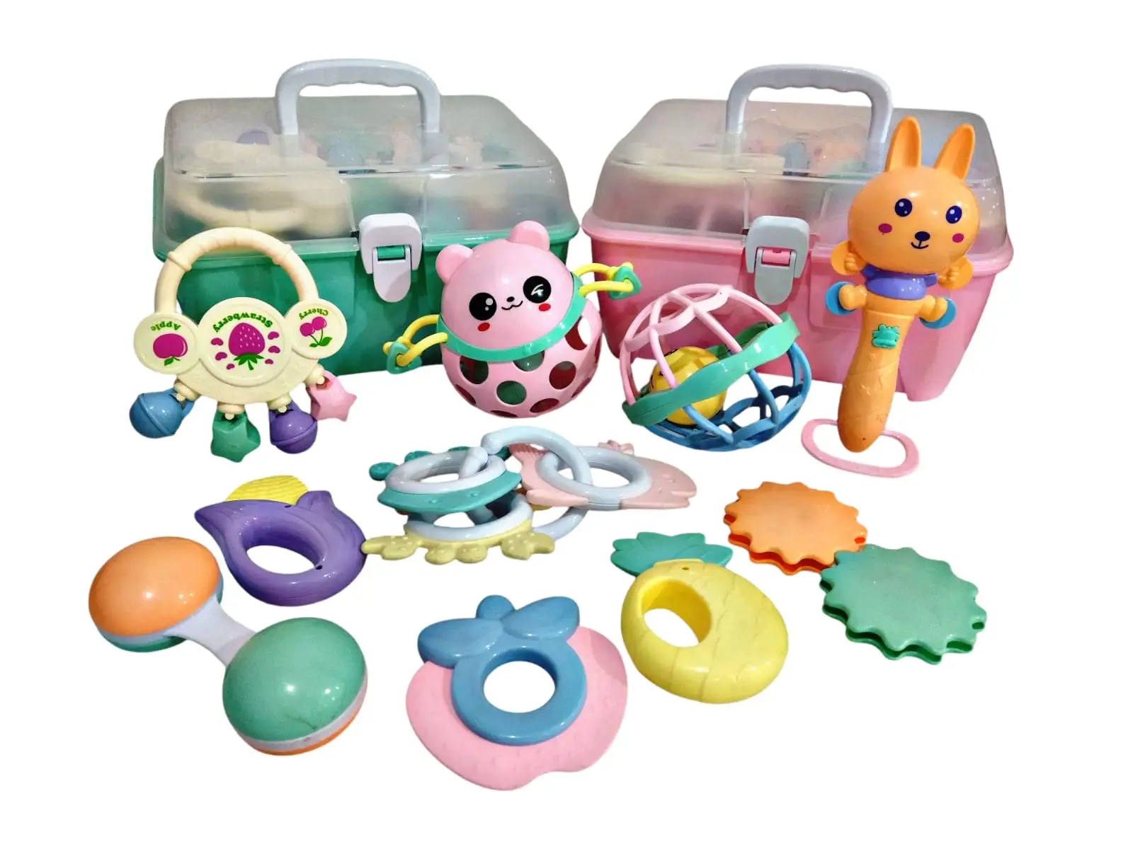 طقم ألعاب رضع – مرح وتعلم في صندوق واحد!