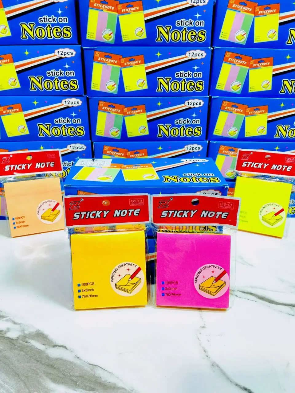 ( عرض ) 3 قطعة ستيك نوت